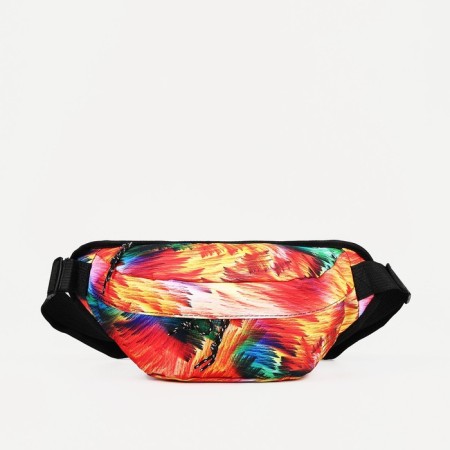 Zipper waist bag, outer pocket, colorful color