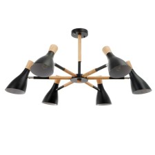 Morocco chandelier 6x40W E27 Black 90x90x58.5 cm Bayerlux