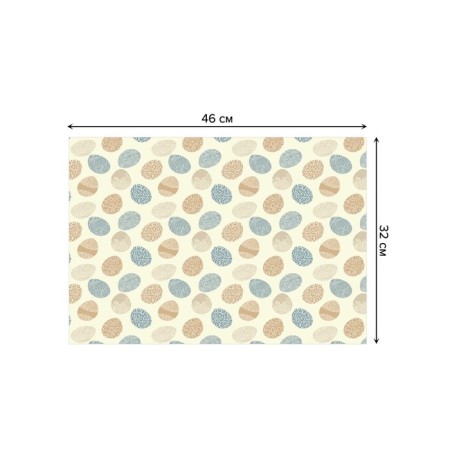 A set of napkins for setting the table "Easter eggs", rectangular, size 32x46 cm, 4 pcs-2