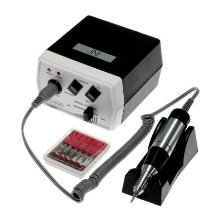 Device for manicure and pedicure Jessnail JD400 Pro, 30,000 rpm, 35 watts, white-black