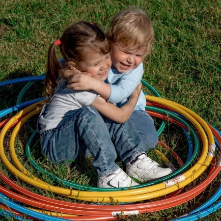 Hoop, diameter 60 cm, blue color-7