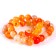 Beads made of natural stone "Yellow agate" set of 36 pcs., Size 1 pc. - 10 mm