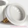 Ceramic Bank for bulk products of the Golden Wing, 550 ml, white color