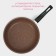 Flot Dilan Rock, D = 19 cm, plastic handle, anti -stick coating, brown color
