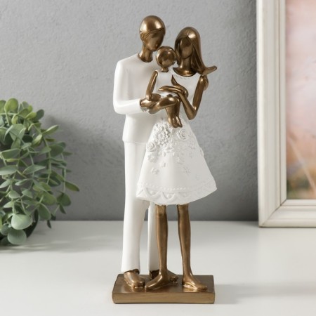 Souvenir Polystone "Dad, Mom and Daughter" 10x6.5x24.5 cm