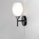 Sconces Citilux "Florida" CL148315, 15x23.5 cm, 1x60W, E14, Black Color Black