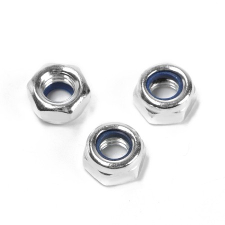 Hayk hexagonal tundra, Din985, M6, galvanized, 1 kg, self -ending with nylon.