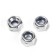 Hayk hexagonal tundra, Din985, M6, galvanized, 1 kg, self -ending with nylon.