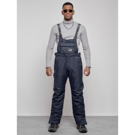 Semi-combinezone ski insulated male winter, size 48, dark blue color