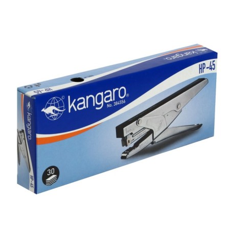Степлер №24/6 и 26/6 до 30 листов Kangaro HP-45, для сшивания на весу, МИКС-4
