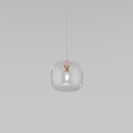 Suspended lamp with a glass ceiling Jar, 3W, G4, 13x13 cm