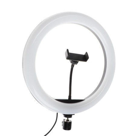 LED ring lamp RJ33, lamp 32 cm, colored backlight, 10 watts-1