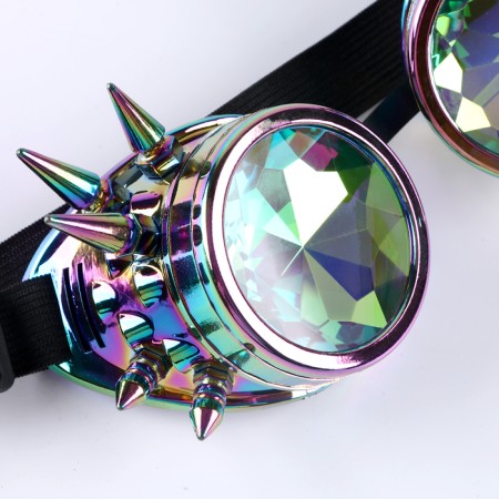 Carnival accessory glasses, with spikes holography-3