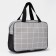 Lightning cosmetic bag, gray color