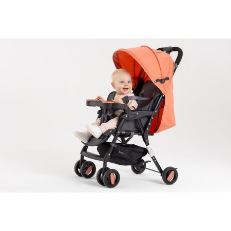 Stroller walking children's Rant Basic "UNO", folds into a cane, color Cloud Pink-6