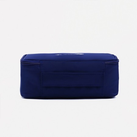 Road cosmetic bag on lightning, blue color-1