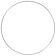 The hoop is gymnastic, aluminum, d = 90 cm