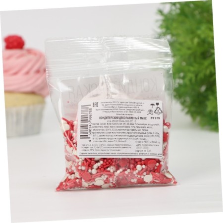 Assorting confectionery: white, red, gold, 50 g-2