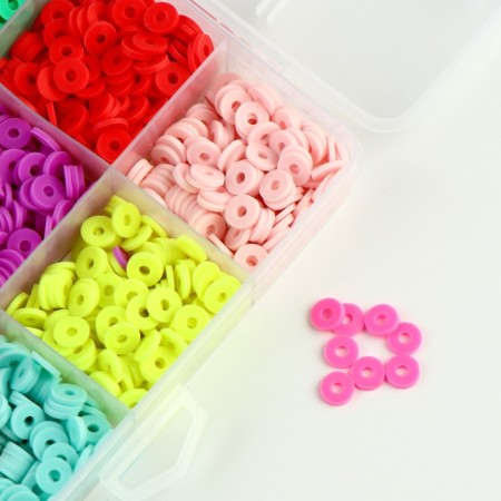 Set for creating jewelry, 24 colors, 2 fishing lines, charm-7
