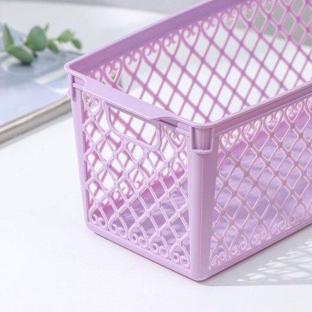 Storage basket "Romano", plastic, 30 × 13.5 × 12 cm, color mix-2