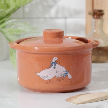 Social-sized pot "Geese", 1 liter