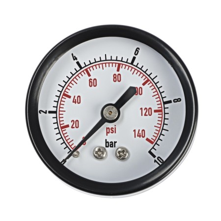 Manometer Zein, axial, body diameter 50 mm, 10 bar, 1/4 "-2