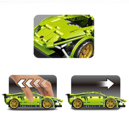 Designer Raced machine Decool Mechetor, Inertia, 248 parts, 6+-2