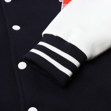 Male Bombber is formed, the color is dark blue, size 52 (2xl)-5