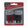 Two batteries Nova Bright, in the blist, black/red, set 2 pcs