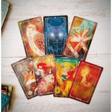 OSTARA TAROT. Tarot Ostara (78 cards and guide guides in gift design). Applejon M.-6