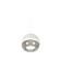A set of suspended lamp with additional backlight Ambrella Light, Techno, XP1104001, GU5.3, Polled silver color, white sand