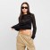 Jumper (longshille) Women's mesh mist, size 42, black