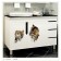 Stick 3D Interior cat 25*17cm