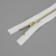 Metal lightning, No. 5, non -proceeding, automatic lock, 18 cm, white/gold color