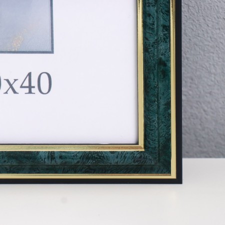 Photo frame Plastic "Office 2" 30x40 cm, malachite-2