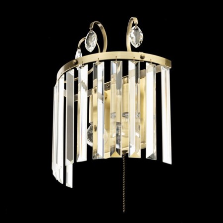 Lamp Citilux "Inga" CL335323, 25x30.5 cm, 2x60W, E14, brown color-13