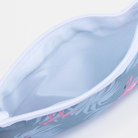 Cosmetic bag on a lace, with a wallet, the color of a gray-blue-5