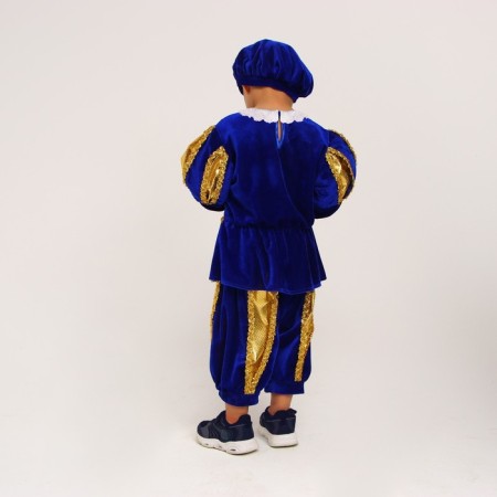 The carnival costume "Prince", the color is blue, p. 36, height 122-128 cm-3