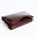 Women's wallet on a magnet, burgundy color