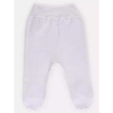 Sliders on a wide elastic band “kids”, seams outward, height 56 ​​cm, white color-4