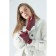 Gloves are female, dimensionless, without insulation, burgundy color