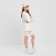 Longsliv children's minku, milk color, height 158 ​​cm