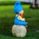 Garden figure "Boy on the ball" 11x10x25cm