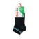 Noski short children's CONTE KIDS Active, size 16, black color, turquoise