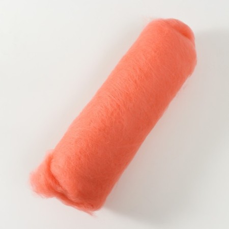 Fasting wool "cardoches" 100% half -toned wool 100g (peach - 037)-1
