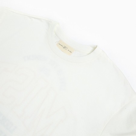 Women's T -shirt MIST OLD SCHOOL Size 42, Milk color-8