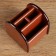 Organizer 4 sections, on a rotating stand, under the beech, 12x12x12 cm