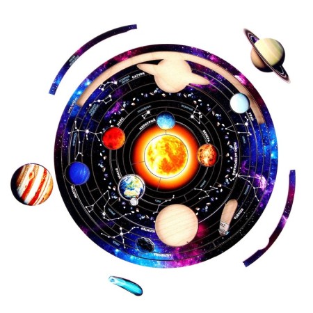 Puzzle "Solar System", 20 x 20 cm-2