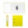 A4, 50 mm, Erichkrause Neon, arched mechanism, yellow folder