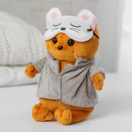 Soft toy "Cow Biscuit", in pajamas, 30 cm-1